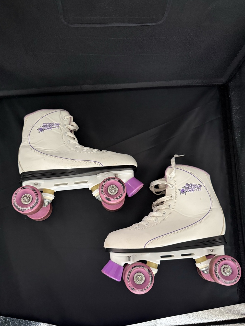 Roller Derby Roller Star 600 White and Purple Roller Skates - Picture 5 of 11